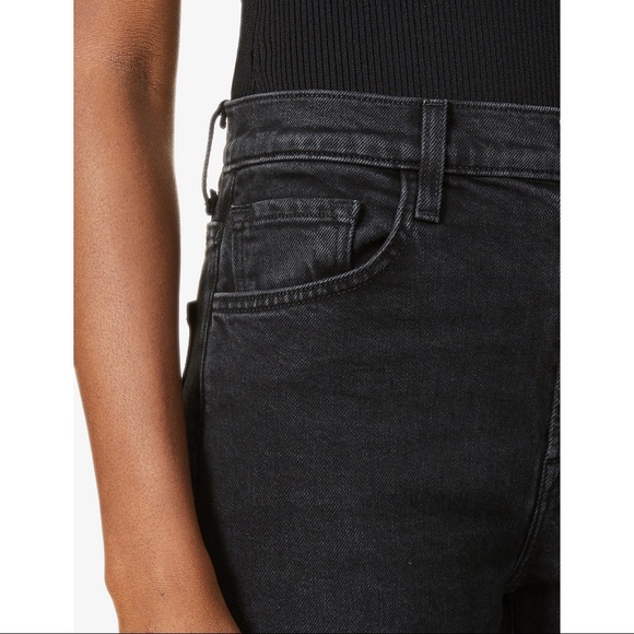 NEW J Brand Jules Chain Embellished Black Jeans - Picture 4 of 8